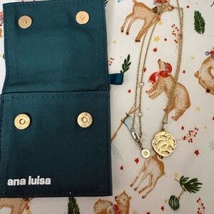 Ana Luisa Gold Medallion Necklace